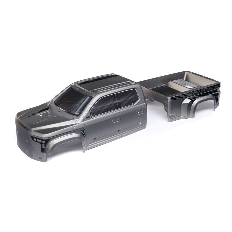 Arrma - BIG ROCK 6S BLX Painted Decaled Trimmed Body Gunmetal (ARA411026)