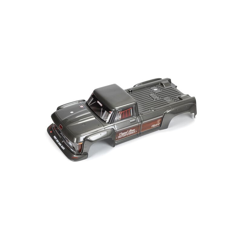 Arrma - Painted Decaled Trimmed Body Gunmetal: Outcast 4x4 (ARA402360)