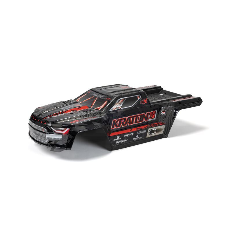 Arrma - 1/5 KRATON 8S Painted Decalled Trimmed Body Black (ARA409010)