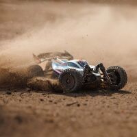 Typhon Grom Mega 380 brushed 4X4 small Scale Buggy RTR blau/silber