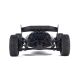 Typhon Grom Mega 380 brushed 4X4 small Scale Buggy RTR blau/silber
