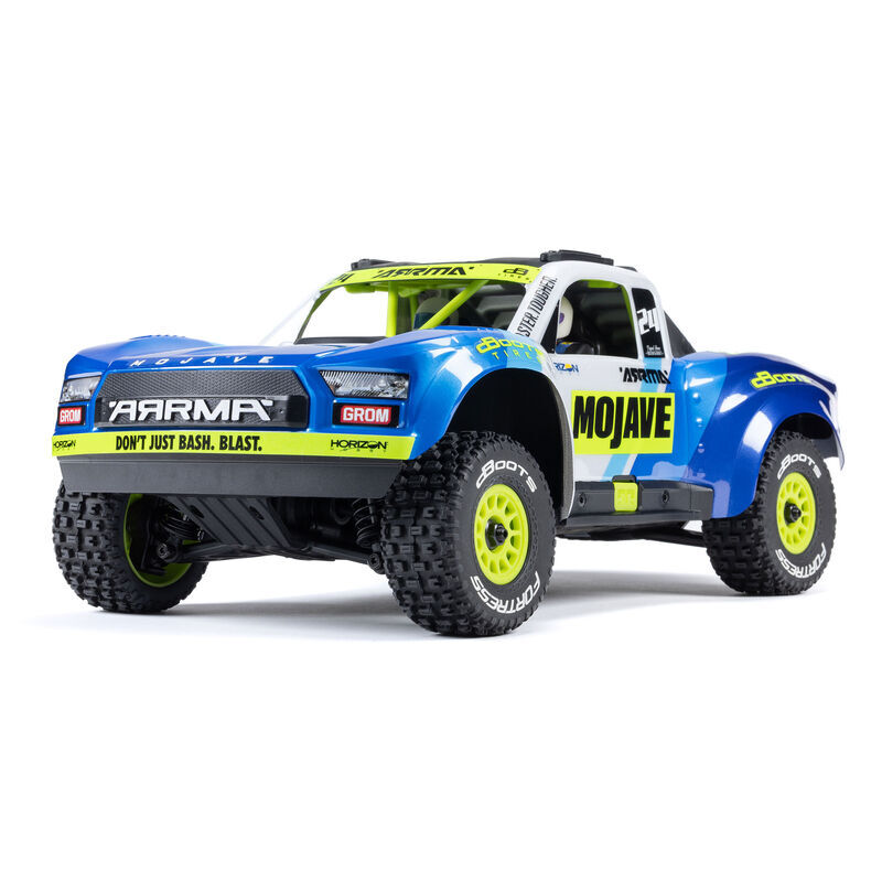 Mojave Grom Mega 380 brushed 4X4 small Scale Desert Truck RTR blau/weiß