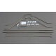 E-flite - Float Steering & Mounting Hardware: Float Set Apprentice S (EFLA55003)