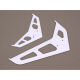 Blade - Stabilizer/Fin Set White: B450 330X 330S (BLH1672)