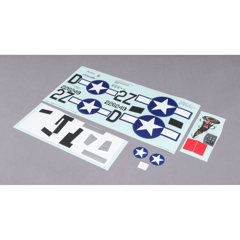 E-flite - Decal Sheet: P-47 1.2m (EFL8456)