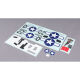 E-flite - Decal Sheet: P-47 1.2m (EFL8456)