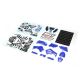 Losi - Blue Plastics with Wraps: Promoto-MX (LOS260001)