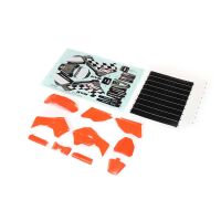 Losi - Orange Plastics with Wraps: Promoto-MX (LOS260004)