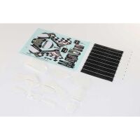 Losi - White Plastics with Wraps: Promoto-MX (LOS260005)