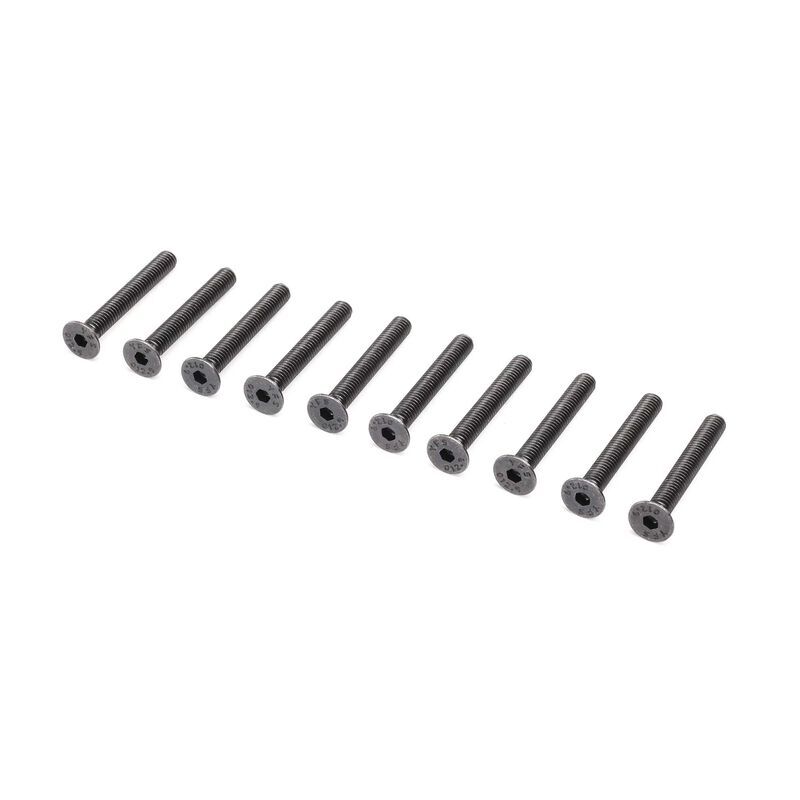 Losi - Flat Head Screws M4 x 30mm (10) (LOS265002)