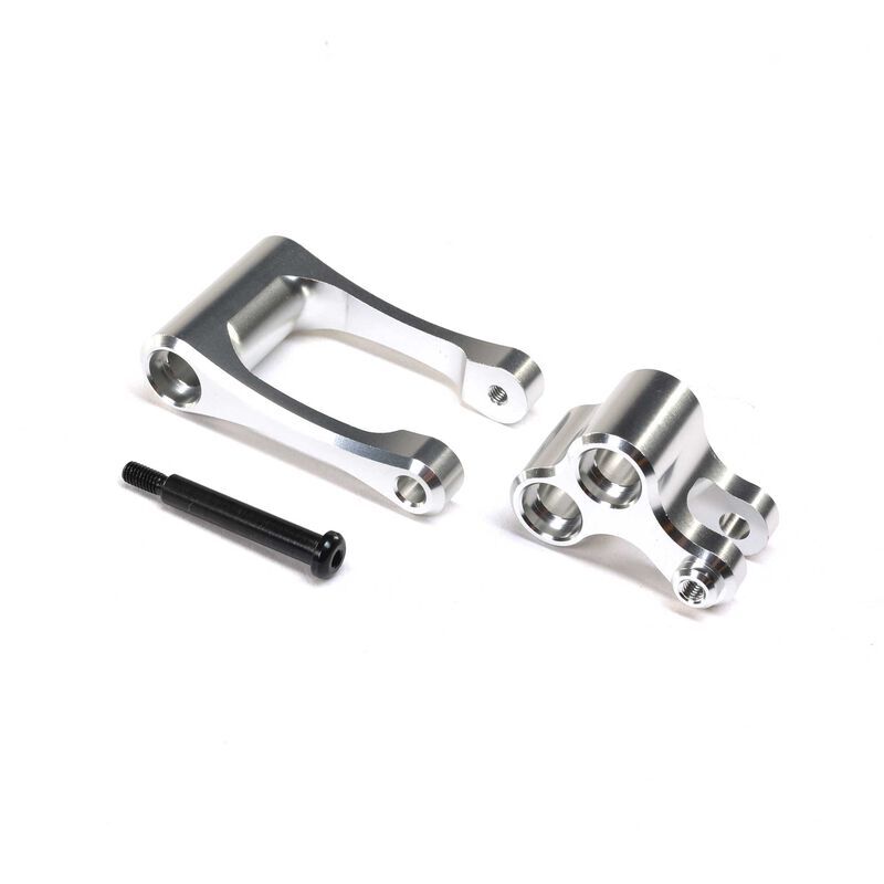 Losi - Aluminum Knuckle & Pull Rod Silver: Promoto-MX (LOS364001)
