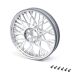 Losi - Front Wheel Set Satin Chrome: Promoto-MX (LOS46002)