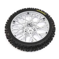 Losi - Dunlop MX53 Front Tire Mounted Chrome: Promoto-MX...