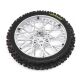 Losi - Dunlop MX53 Front Tire Mounted Chrome: Promoto-MX (LOS46006)