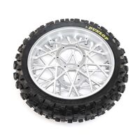 Losi - Dunlop MX53 Rear Tire Mounted Chrome: Promoto-MX...