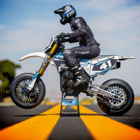 Pro-Line Racing - 1/4 Supermoto S3 Motorcycle Front Tire MTD Black (1): PROMOTO-MX (PRO1022210)