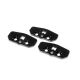 Team Losi Racing - Skid Plate Set Adj Chassis Aluminum: 8X 2.0 (TLR341029)