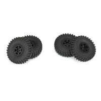 Pro-Line Racing - 1/24 Maxxis Trepador F/R 1.0 Tires MTD 7mm Black Holcomb (4) (PRO1022510)