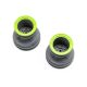 Losi - MT Wheel Green Beadlock Lt Grey(2): Mini LMT (LOS41044)