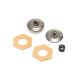 Losi - Grooved Slipper Plate Set: Mini-T 2.0 Mini-B BL (TLR312002)