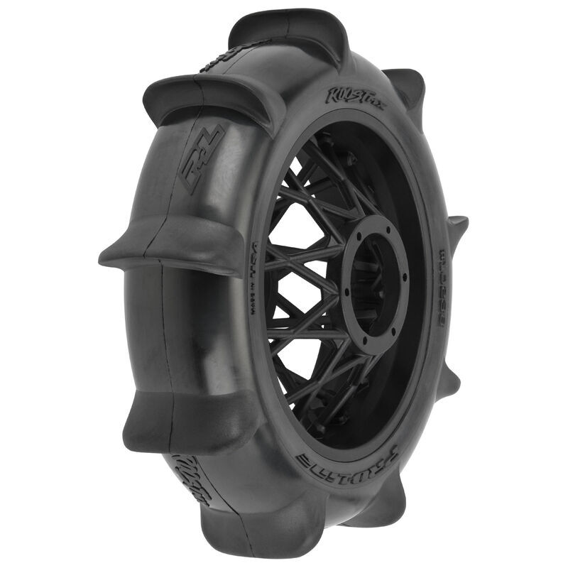 Pro-Line Racing - 1/4 Roost MX Sand/Snow Paddle Rear Tire MTD Black (1): PROMOTO-MX (PRO1023810)