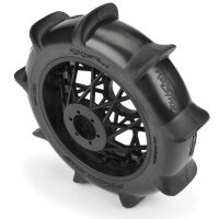 Pro-Line Racing - 1/4 Roost MX Sand/Snow Paddle Rear Tire MTD Black (1): PROMOTO-MX (PRO1023810)