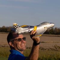 E-flite - UMX F-86 Sabre 30mm EDF Jet BNF Basic with AS3X...
