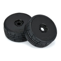 Pro-Line Racing - 1/8 Menace HP BELTED Speed Run F/R Tires Mounted 17mm Black (2) (PRO1023510)