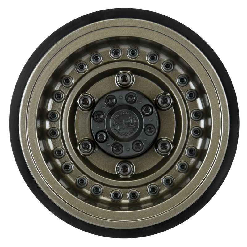 Pro-Line Racing - 1/6 Black Rhino Armory Alum 2.9 Dual Offset SCX6 Wheels (2) Gunmetal (PRO282600)
