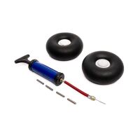 E-flite - Inflatable Bead-Lock Rubber Tire Set: 120-130mm...