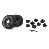 Duratrax - Warthog F/R 2.2/3.0 SC Tires MTD 12 & 14mm 1:10 Black Ripper (2 Stück)