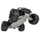 Pro-Line Racing - Bash Armor Front Suspension Arms (Stone Gray) for ARRMA 3S Vehicles (PRO639905)