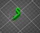 3D Print Lab - String Era bracket grey for Wall Ladder Shelf