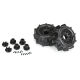 Pro-Line Racing - 1/10 Sand Paw HP BELTED F/R 2.8 MT Tires MTD 12/14mm Black Raid (2) (PRO1024910)