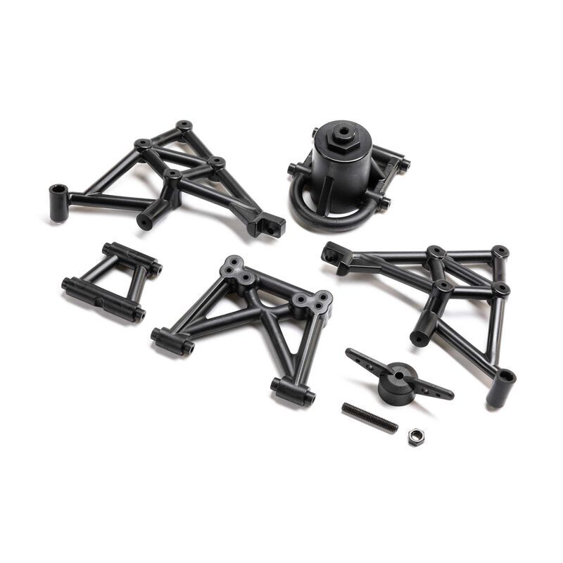Losi - Rear Cage: 8X Super Lasernut (LOS250056)