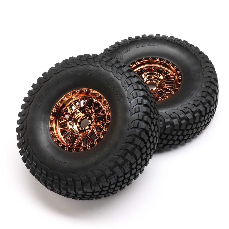 Losi - Wheel Tire Mounted (2): 8X Super Lasernut (LOS45037)