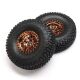 Losi - Wheel Tire Mounted (2): 8X Super Lasernut (LOS45037)