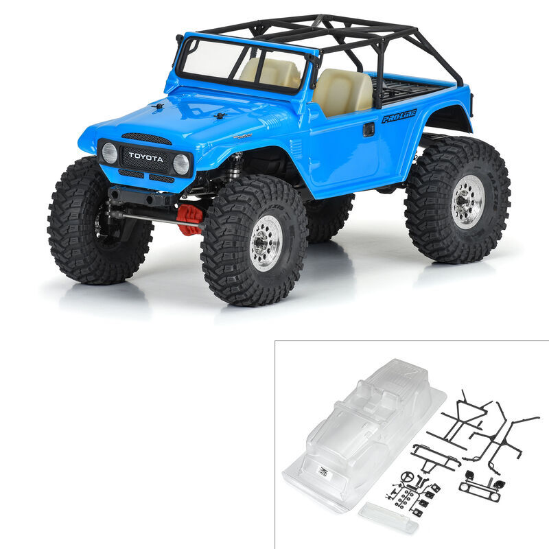 Pro-Line Racing - 1/10 1979 Toyota Land Cruiser FJ40 Clear Body/Cage 12.3 WB Crawlers (PRO362300)