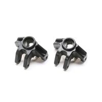 Losi - Aluminum Steering Spindle Set Black: Mini LMT...