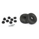 Pro-Line Racing - 1/10 Mirage TT F/R 2.2/3.0 12mm & 14mm Black Raid Wheels (2) (PRO1024811)