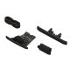Arrma - Lower Skid And Bumper Set: Black (ARA-1547)