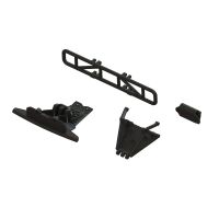 Arrma - Lower Skid And Bumper Mount Set Black (ARA-1577)