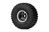 Kavan - 1.9" Aluminium-Beadlock-Felgen Offset -10 mm schwarz für RC-Crawler 1/10 (2 Stück) (KAV52.2.018)