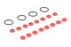 RGT - Ring 2.8*1.9mm*8p/2.8*2.0mm*8p/10*1mm*4p set (RGT-R86534)