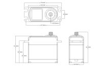 SRT - DH85W Voll-metal High-torque Digital servo (85 kg-0,15s/60°) (SRT-DH85W)