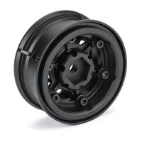 Pro-Line Racing - 1/10 Holcomb F/R 1.55 12mm Crawler Bead-Loc Wheels (2) Black (PRO284200)