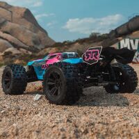 Kraton 6S V6 4X4 BLX Brushless Speed Monster Truck RTR Blue/Pink - 1:8