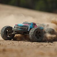 Kraton 6S V6 4X4 BLX Brushless Speed Monster Truck RTR Blue/Pink - 1:8