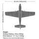 P-51D Mustang 1.0m BNF Basic mit AS3X+ & SAFE Select - 1002mm