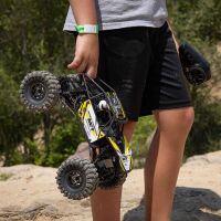Axial - 1/18 UTB18 Capra 4WS 4WD Trail Buggy RTR with Battery & Charger Yellow (AXI-1750T2)
